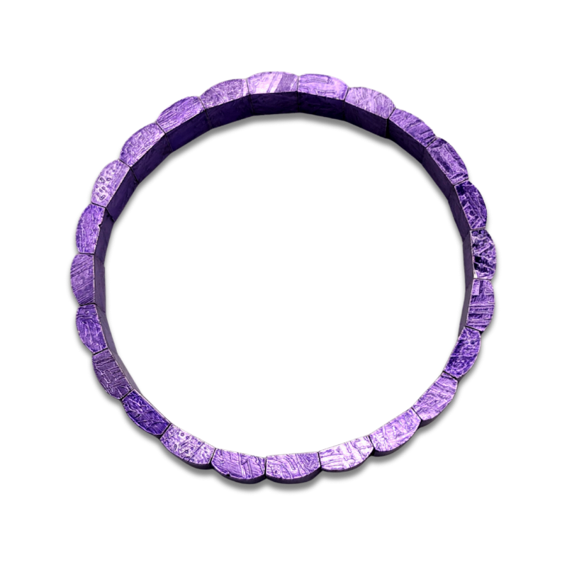 Meteorite Square Bracelet - Purple