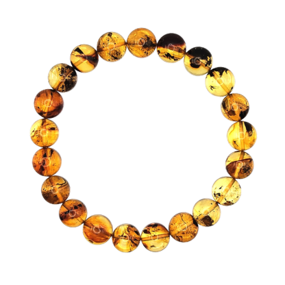 Amber Insect Bracelet
