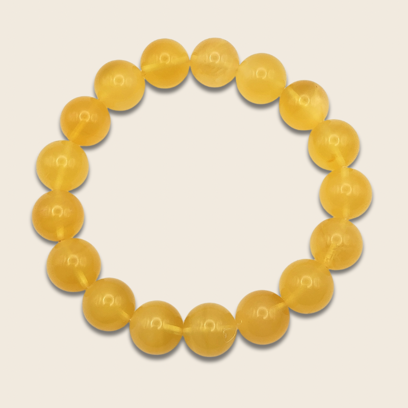 Beeswax Amber Bracelet