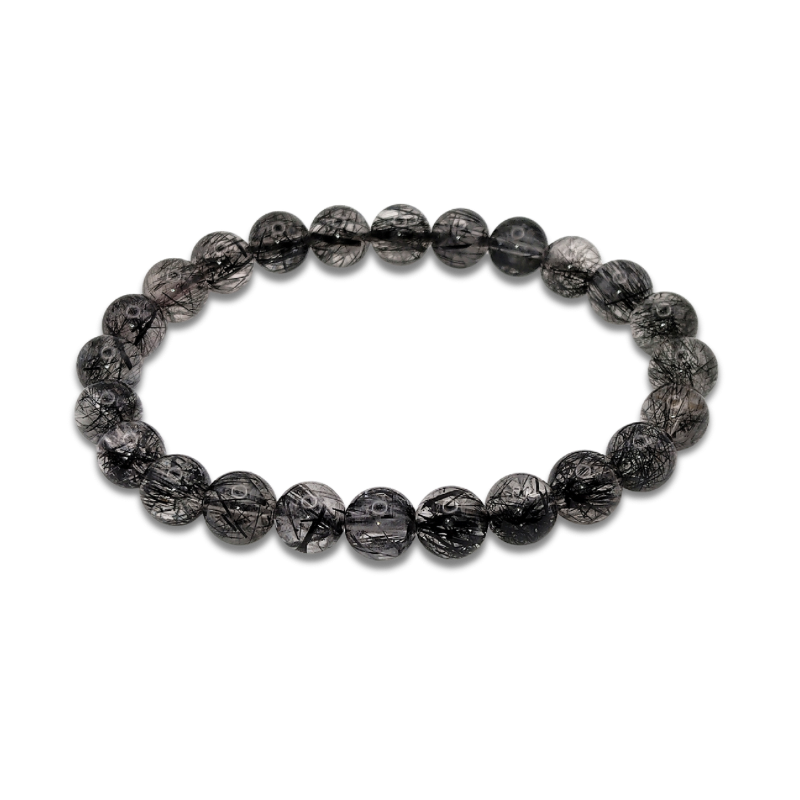 Black Rutilated Bracelet
