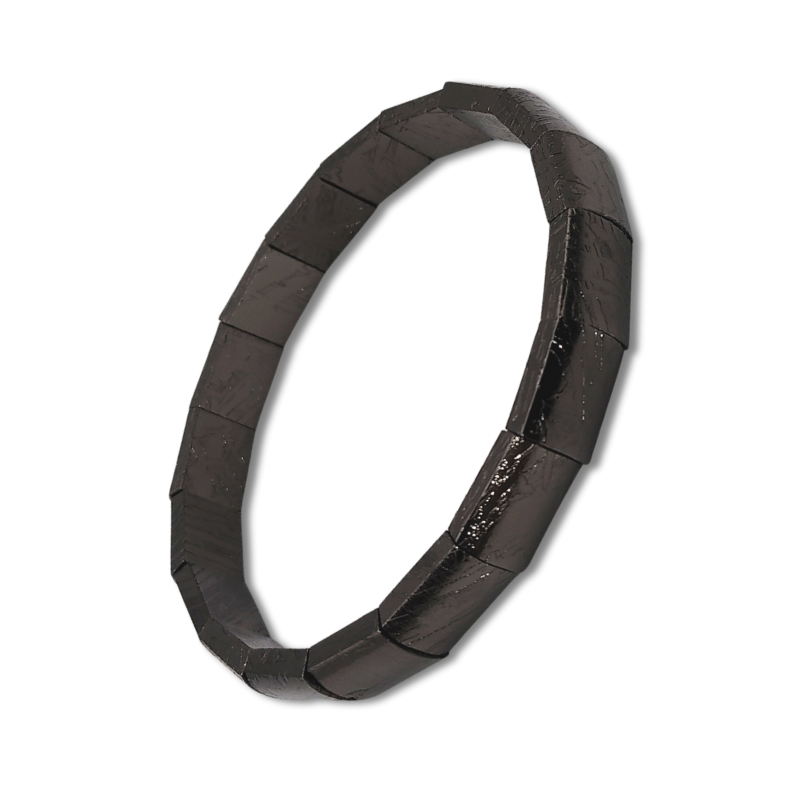 Meteorite Square Bracelet - Black
