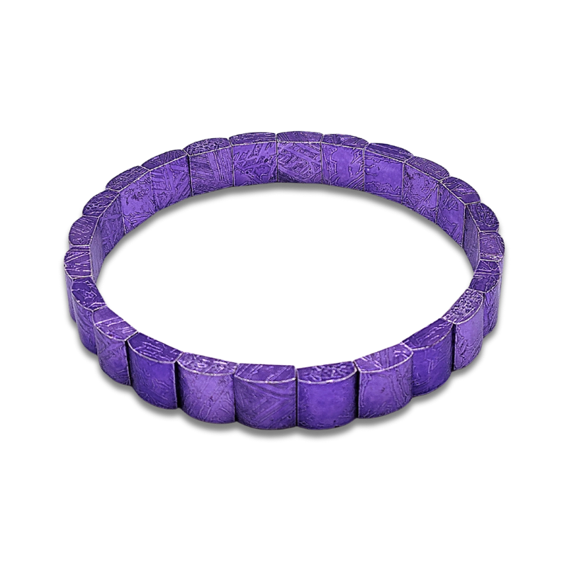 Meteorite Square Bracelet - Purple