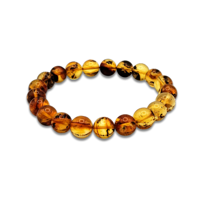 Amber Insect Bracelet