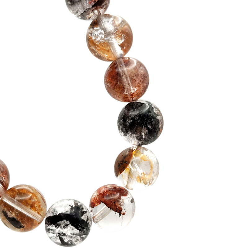 High Grade Brazil Herkimer Hematoid Bracelet