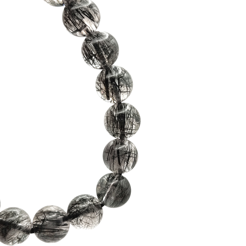 Black Rutilated Bracelet