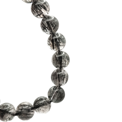 Black Rutilated Bracelet