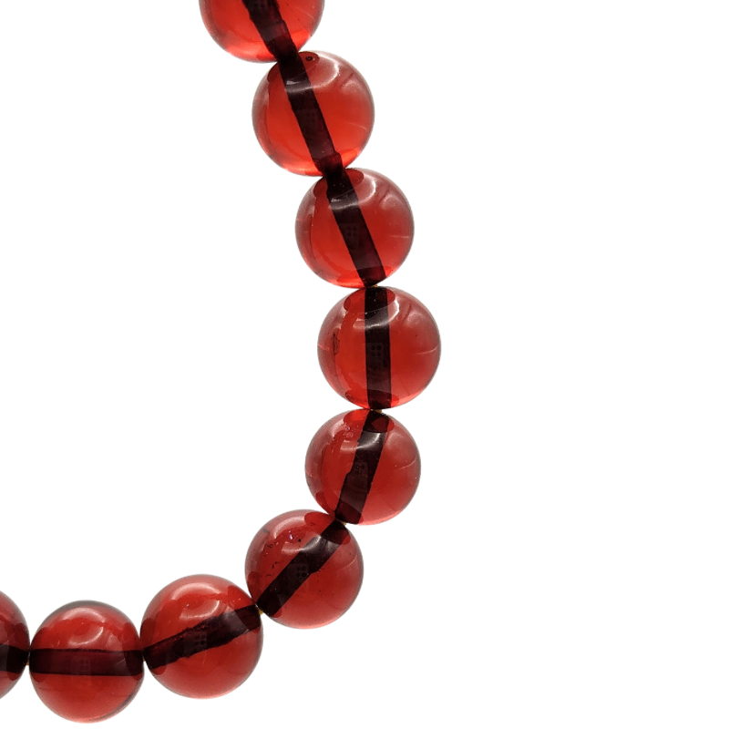 Blood Amber Bracelet