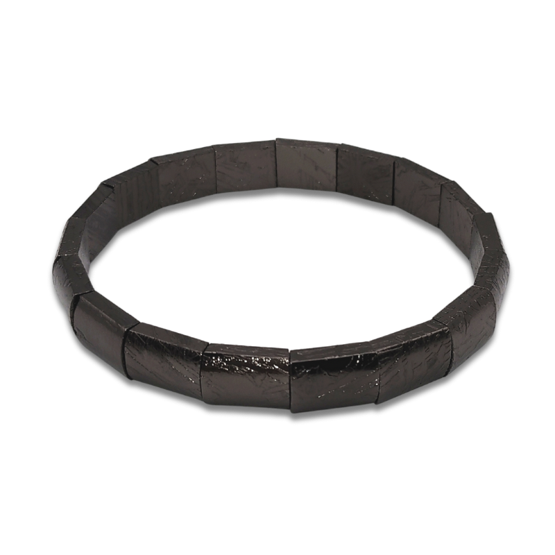 Meteorite Square Bracelet - Black