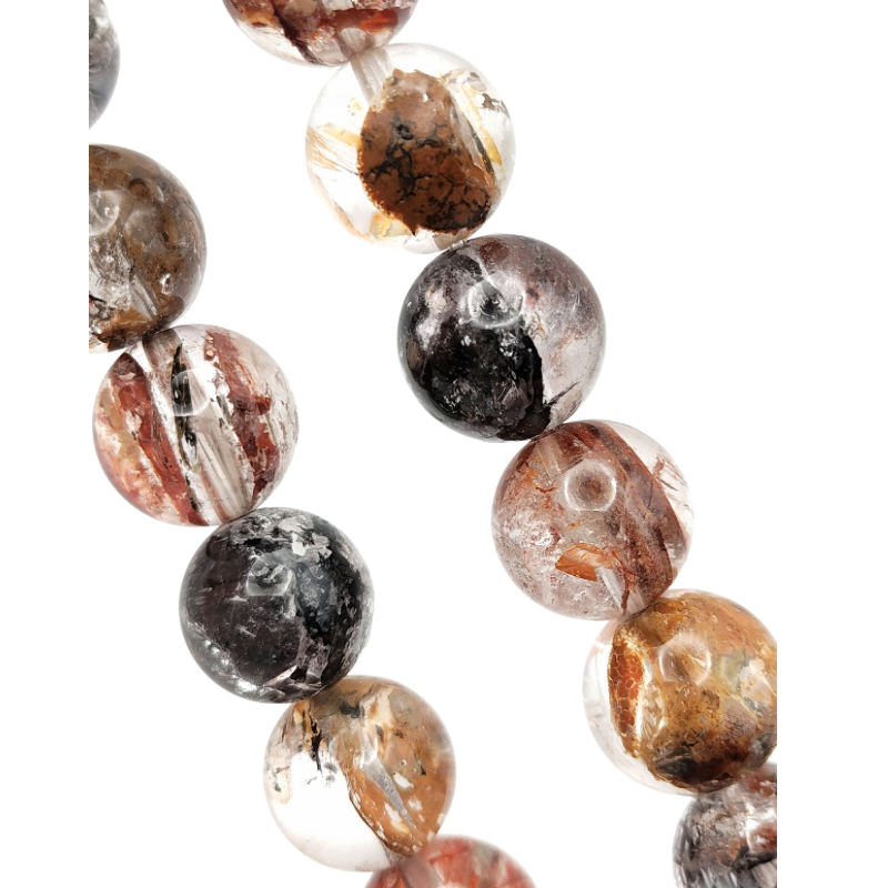 High Grade Brazil Herkimer Hematoid Bracelet