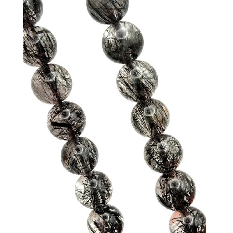 Black Rutilated Bracelet