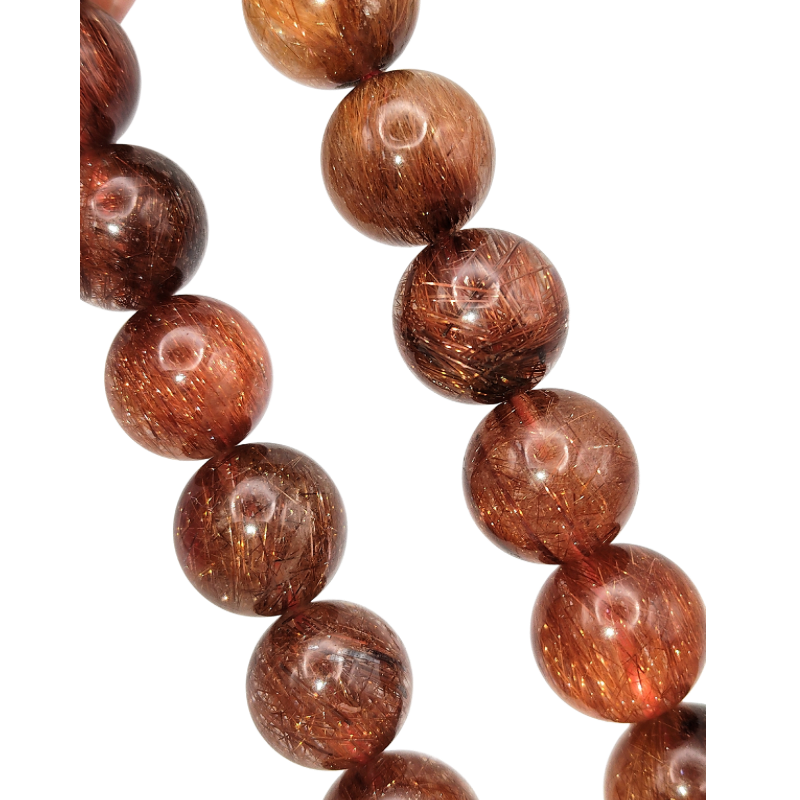 Red Copper Rutilated Bracelet