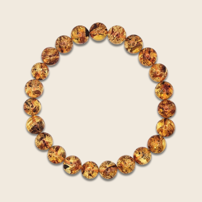Piebald Amber Bracelet