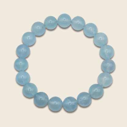 High Grade Fluorescent Aquamarine Bracelet
