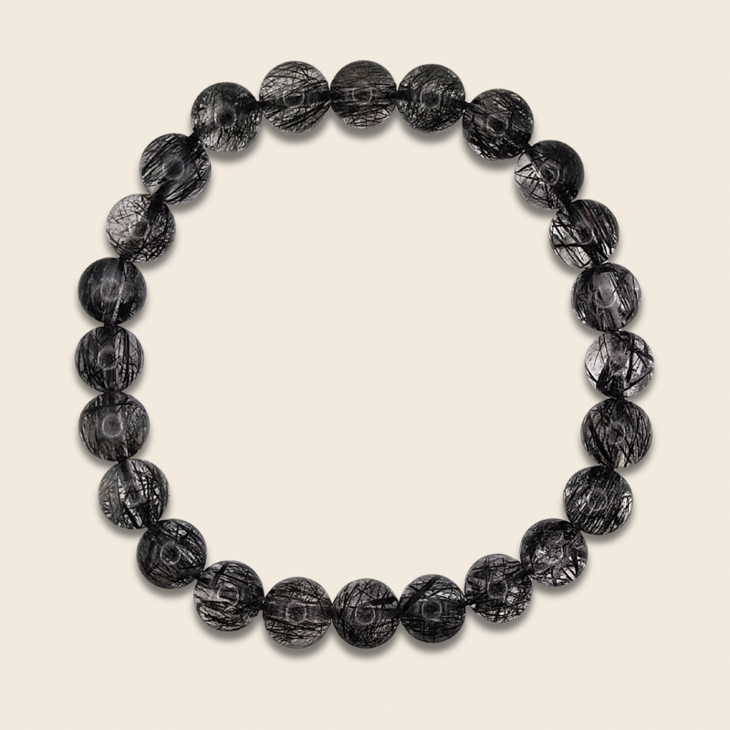 Black Rutilated Bracelet