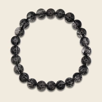 Black Rutilated Bracelet