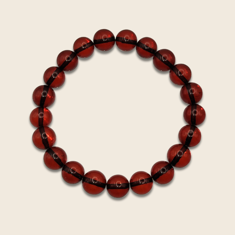 Blood Amber Bracelet