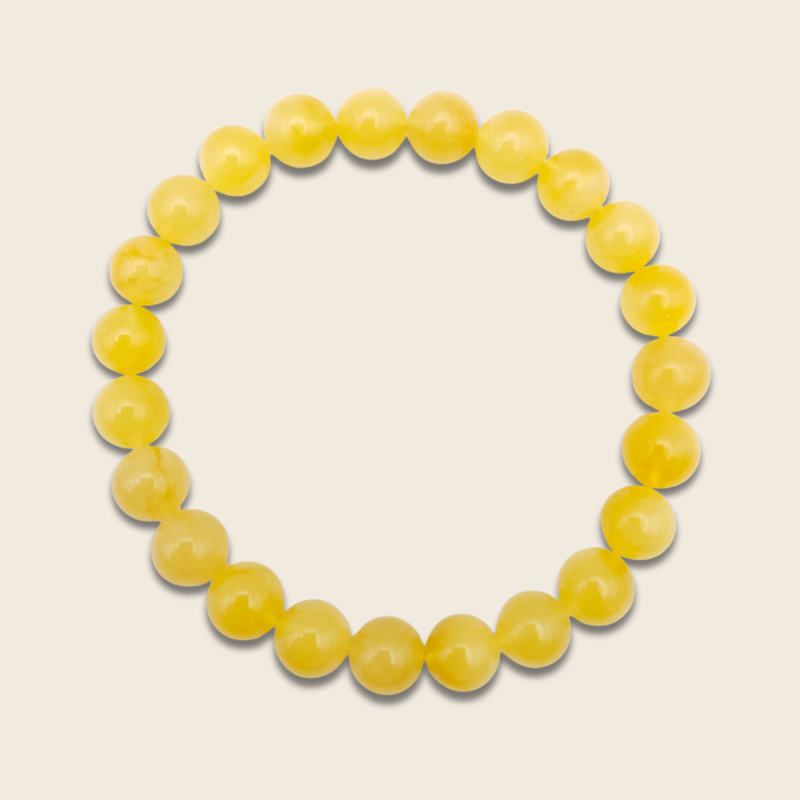 Russian Beeswax Amber Bracelet