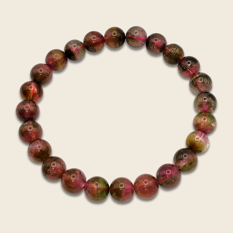 Superior Watermelon Tourmaline Bracelet