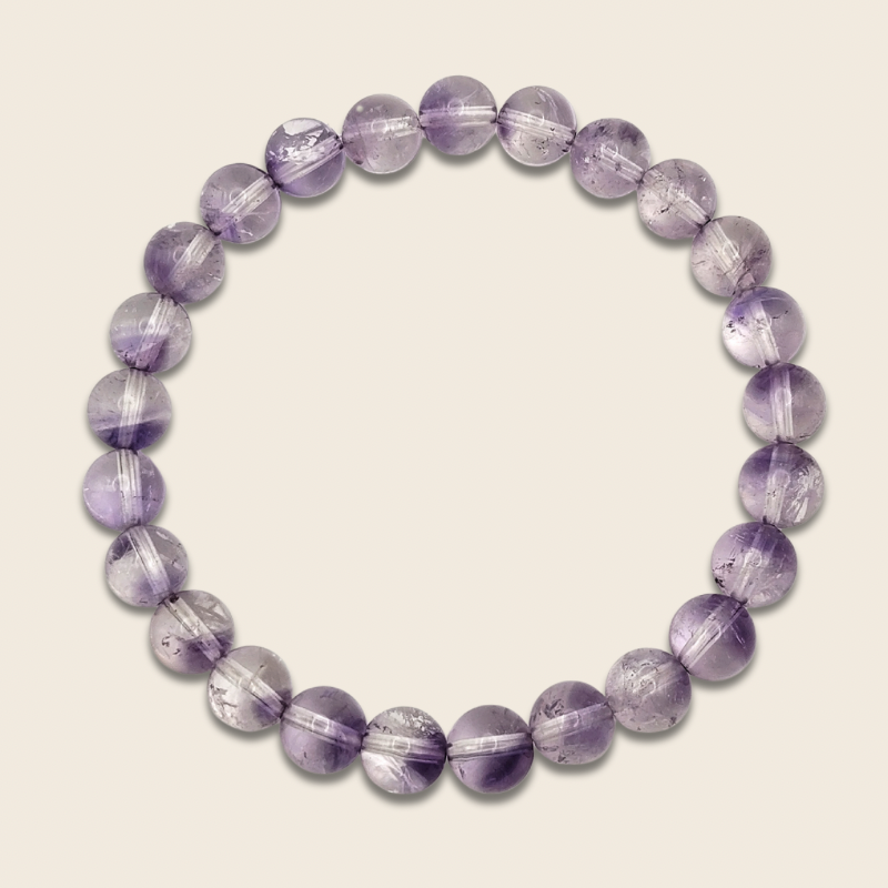 Amethyst Rabbit Rutilated Bracelet