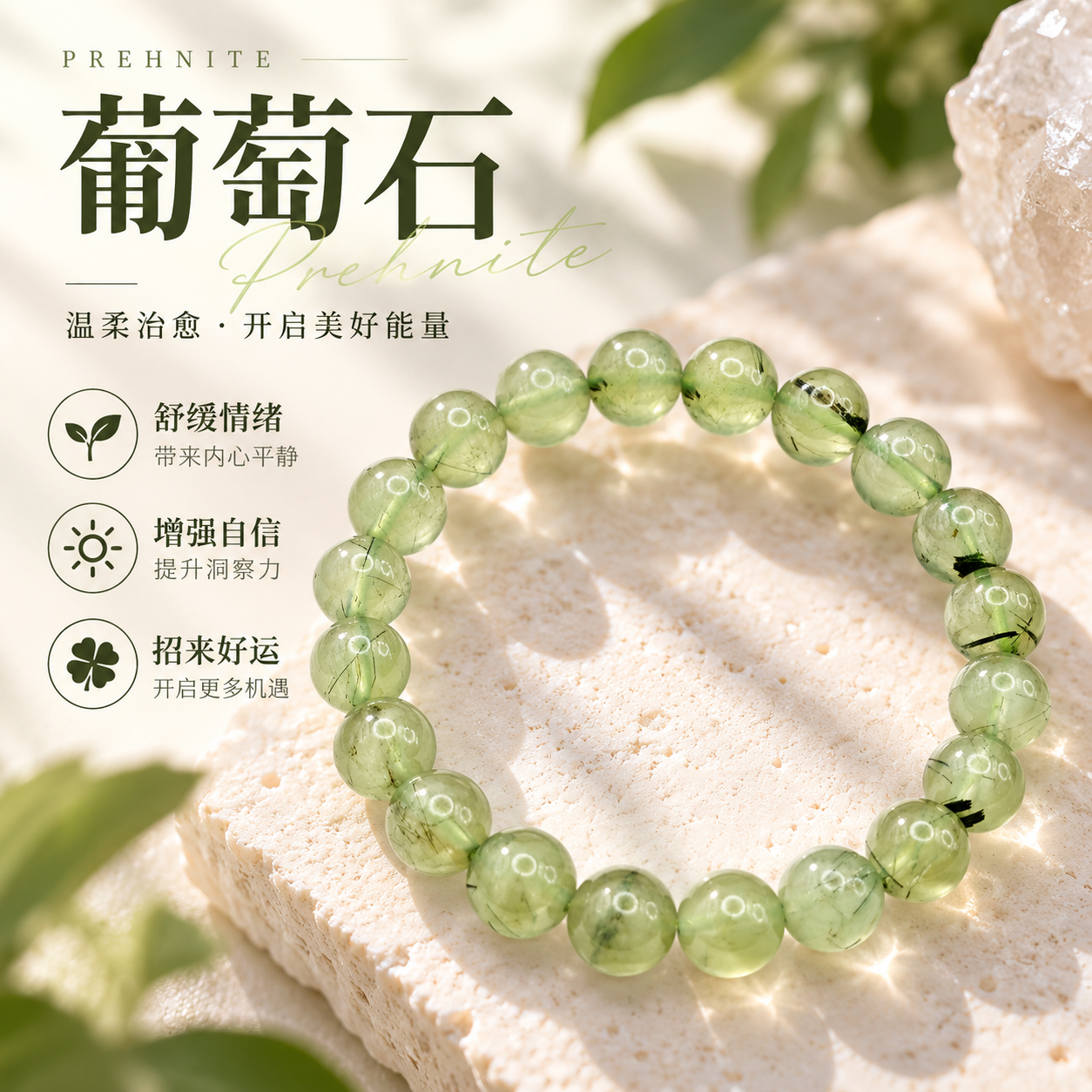 Prehnite Bracelet