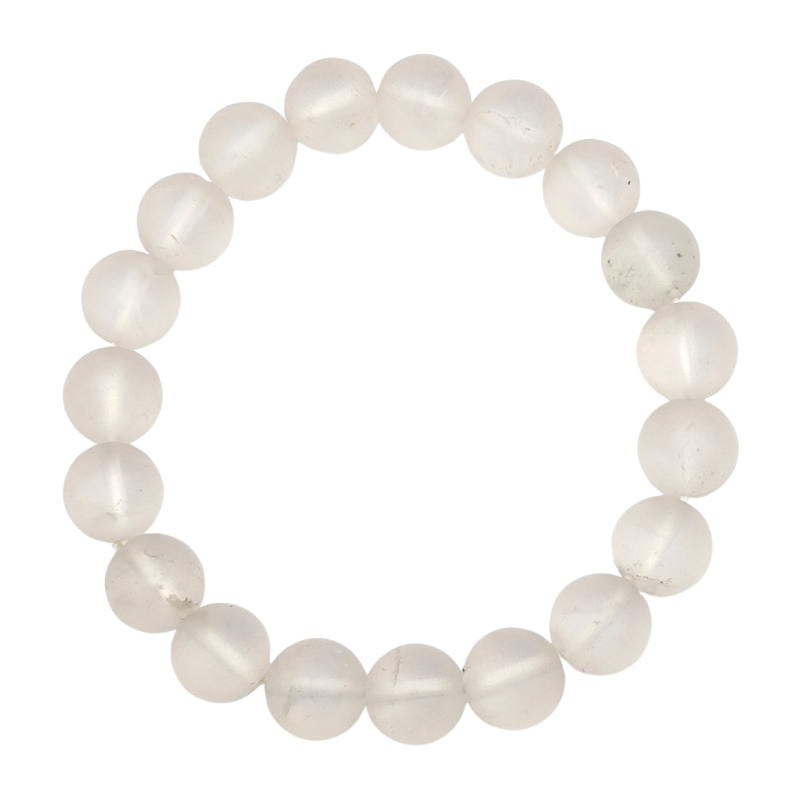Clear Quartz Frosted Bracelet