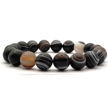 Agate Eyes Matting Bracelet