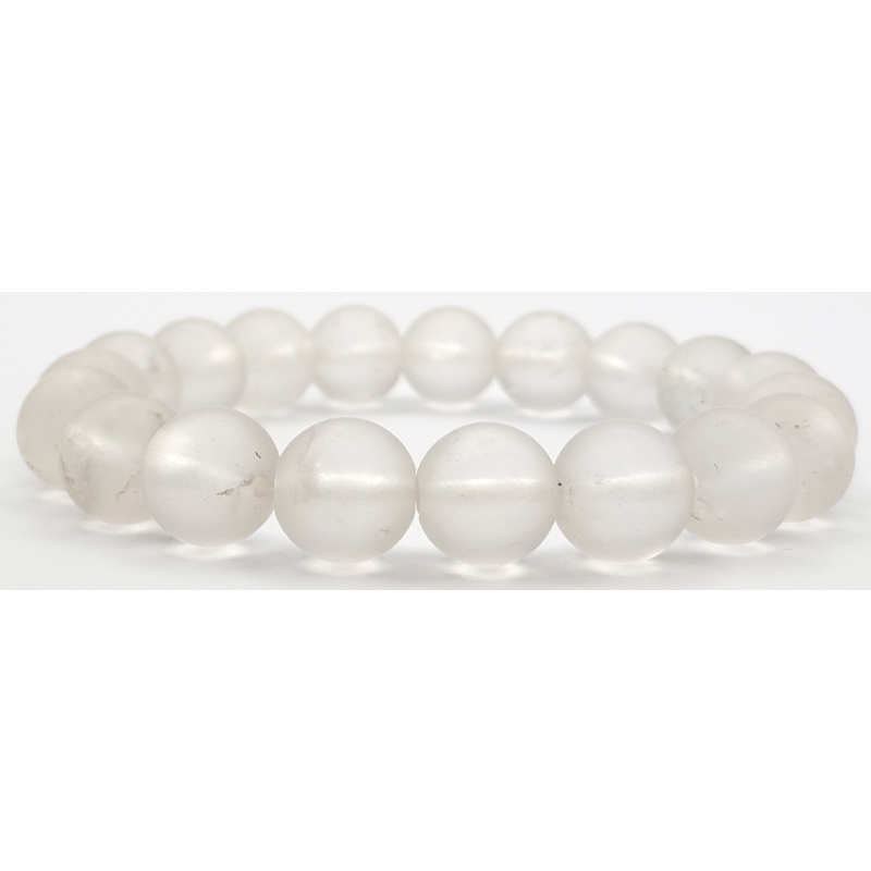 Clear Quartz Frosted Bracelet