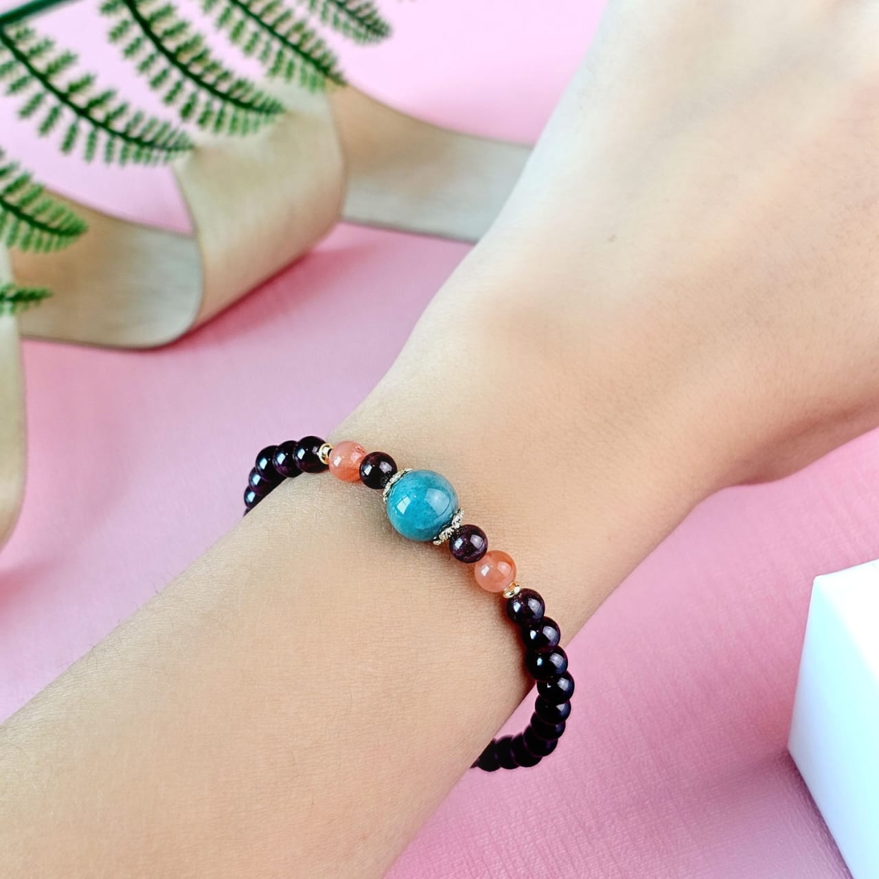 Red Garnet DIY Bracelet