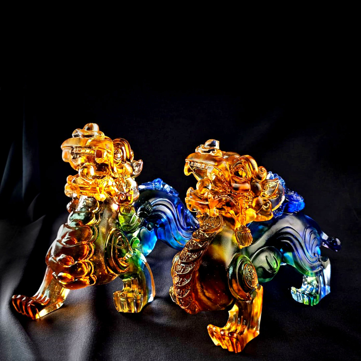 Colour Liu Li Wealth And Treasure Pi Xiu