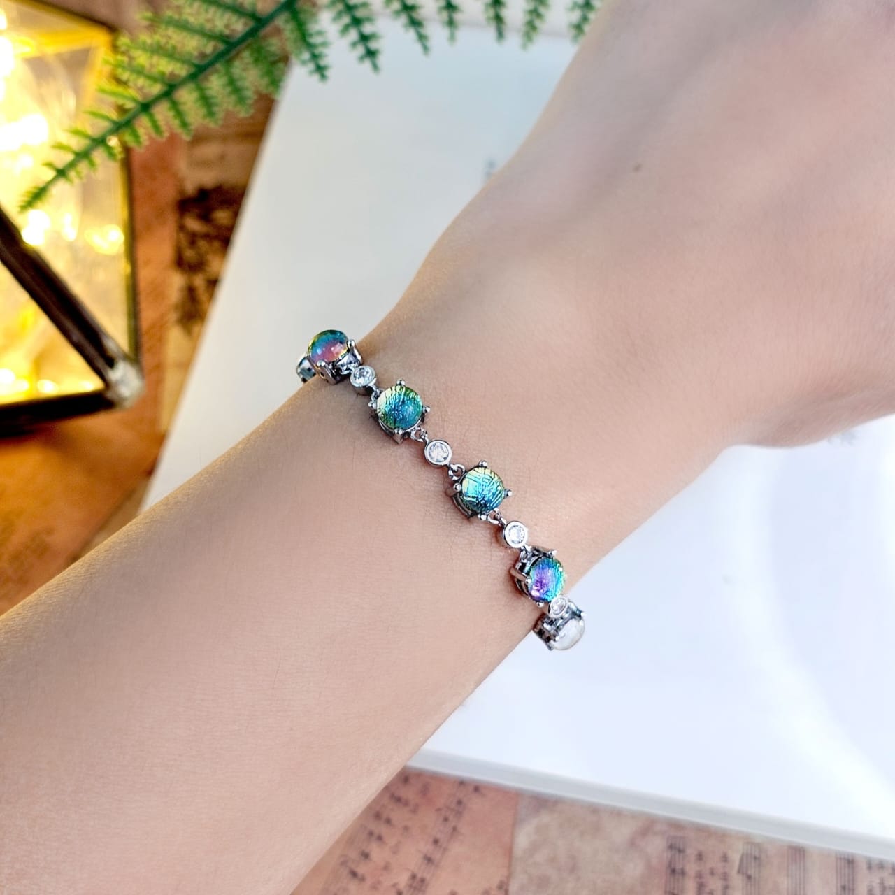 Fantasy Meteorite Bracelet with Hook