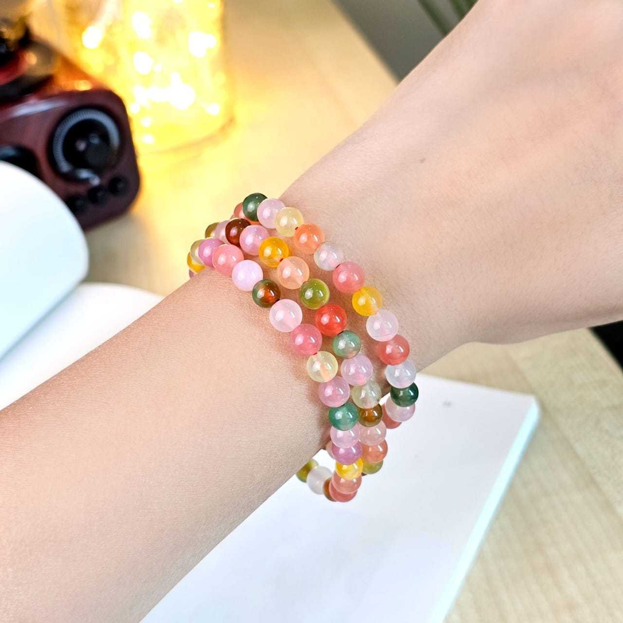 22 Jan - Yan Yaun Agate Rosary Bracelet