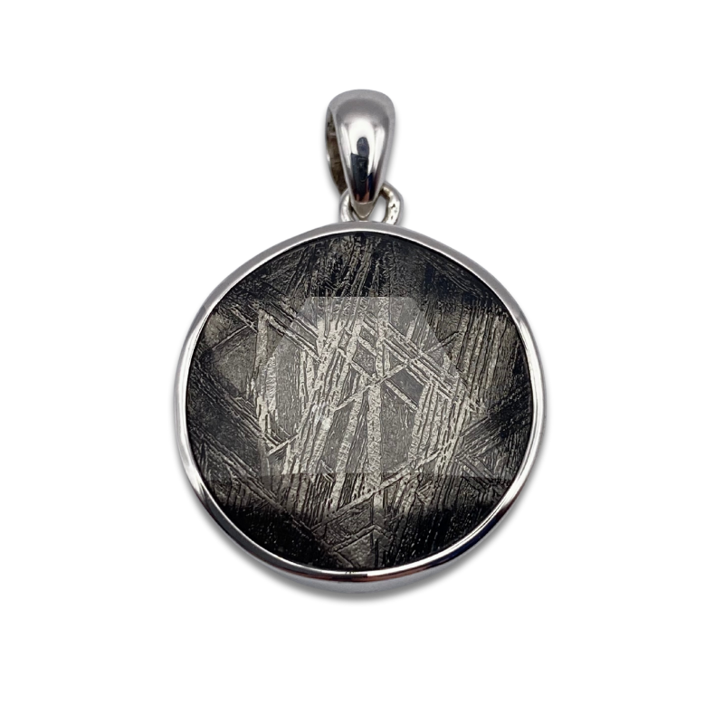 Meteorite David Star Pendant