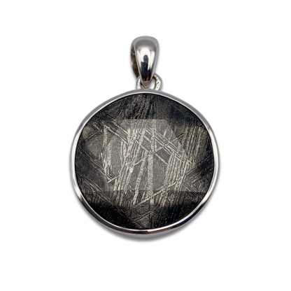 Meteorite David Star Pendant