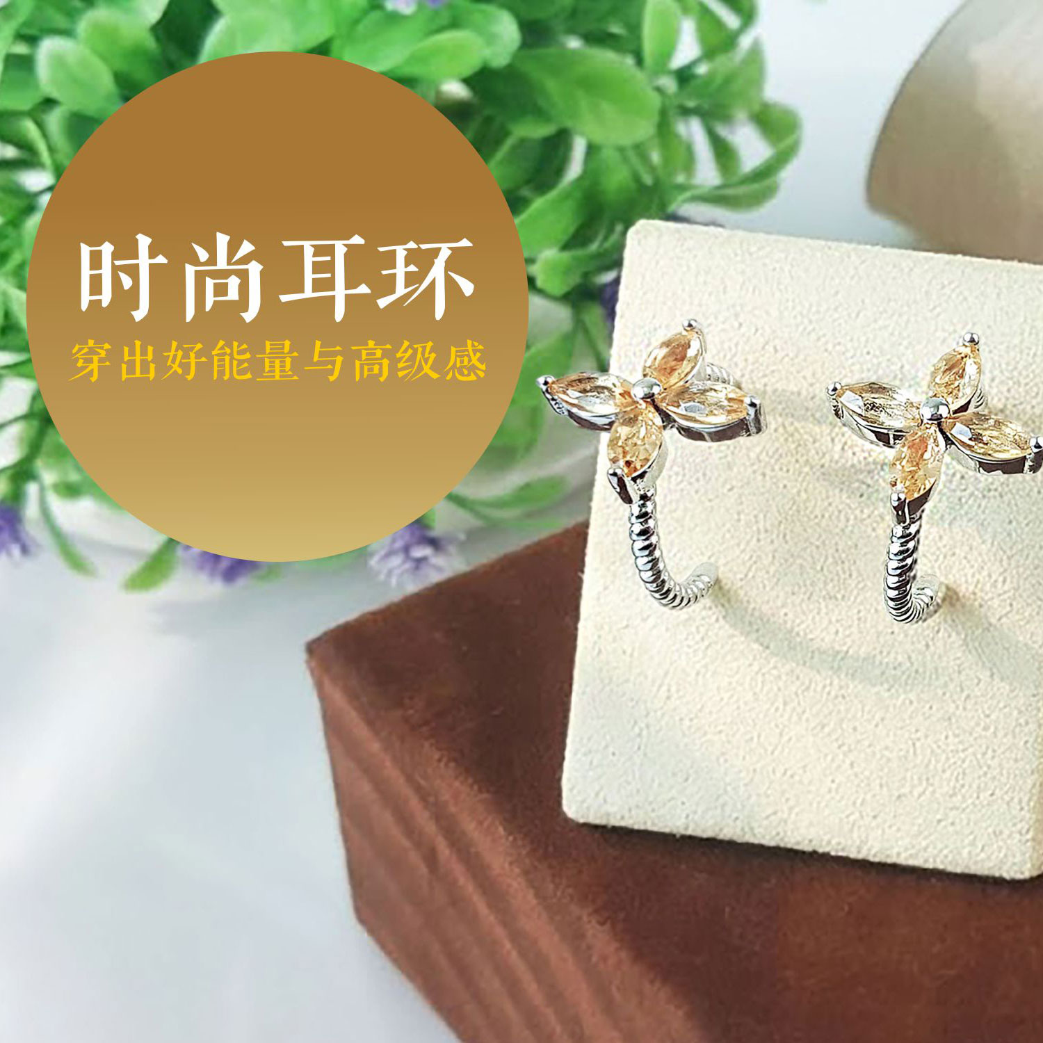 Stylish Crystal Earring