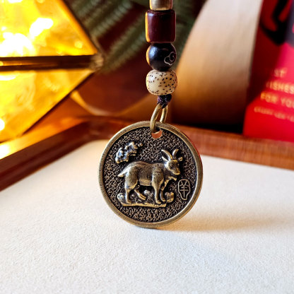 20 Jan - Zodiac Copper Keychain