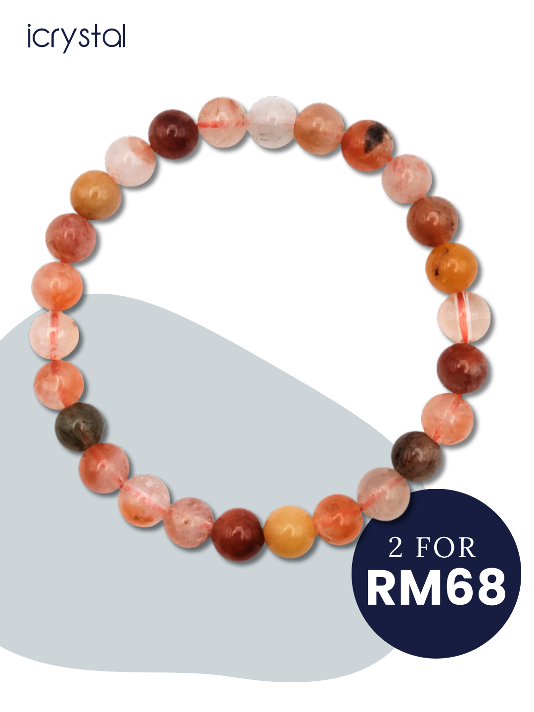Mixed Rutilated Bracelet