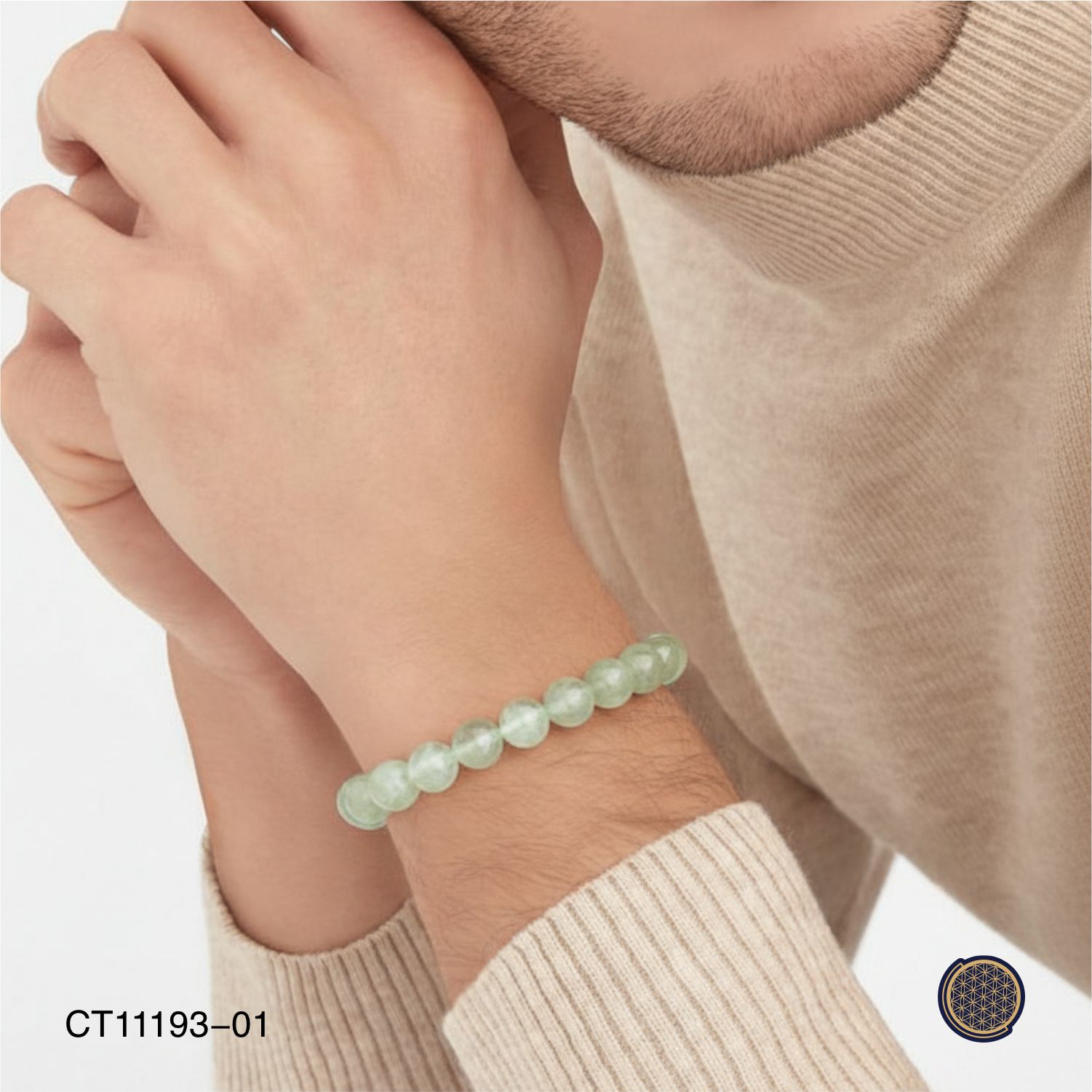 High Grade Golden Prehnite Bracelet