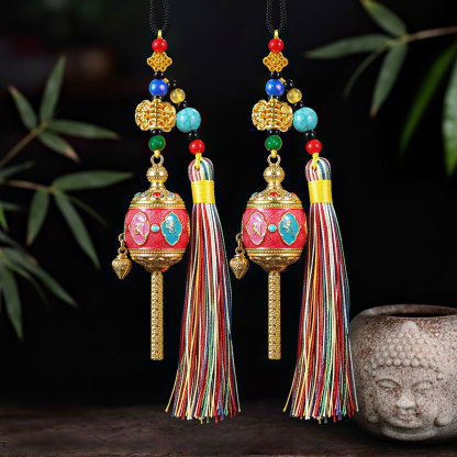 16 July - Mantra Prayer Wheel Charm
