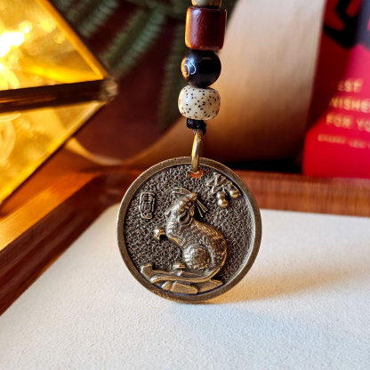 20 Jan - Zodiac Copper Keychain