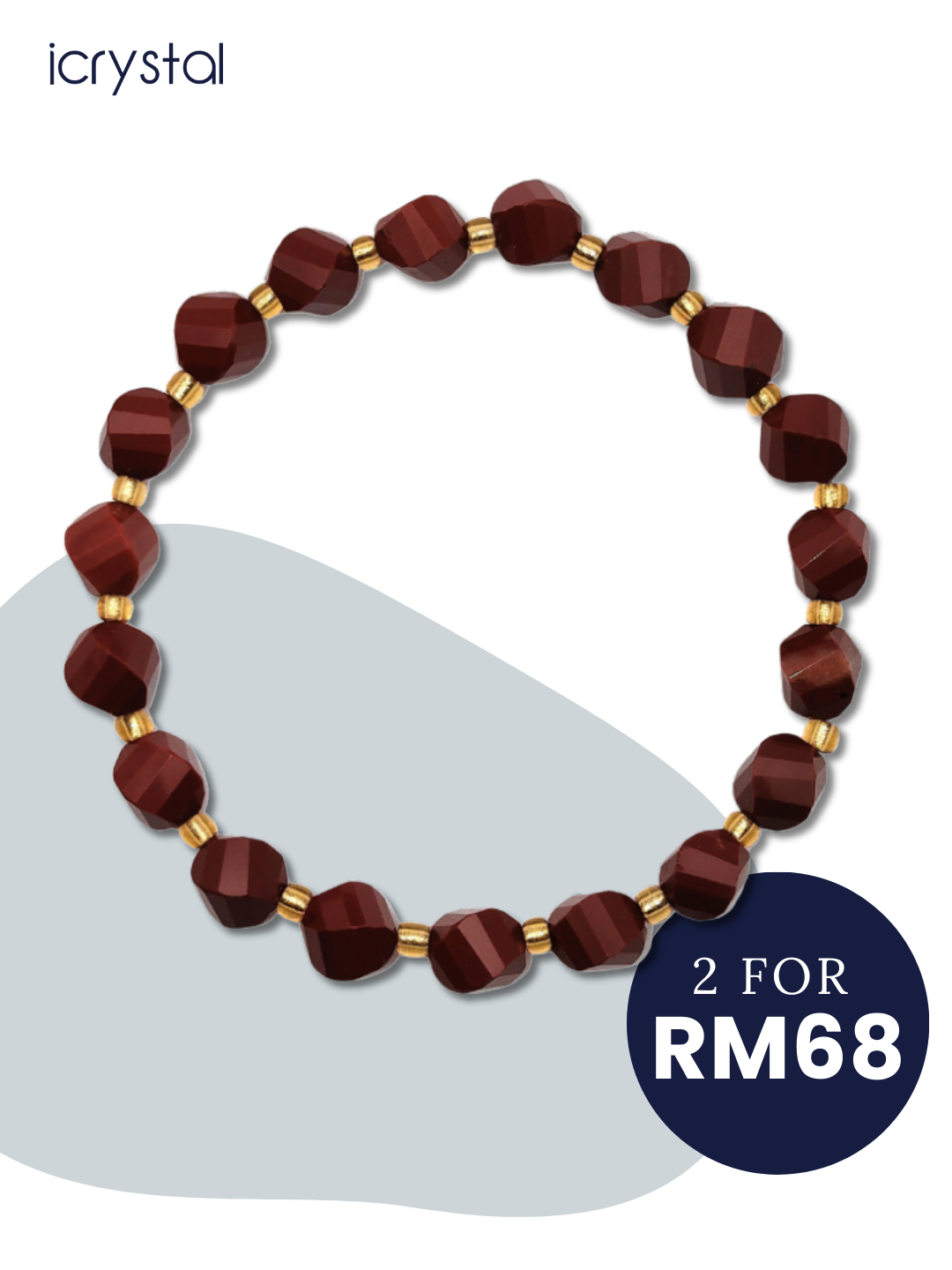 Red Jasper S Shape Bracelet