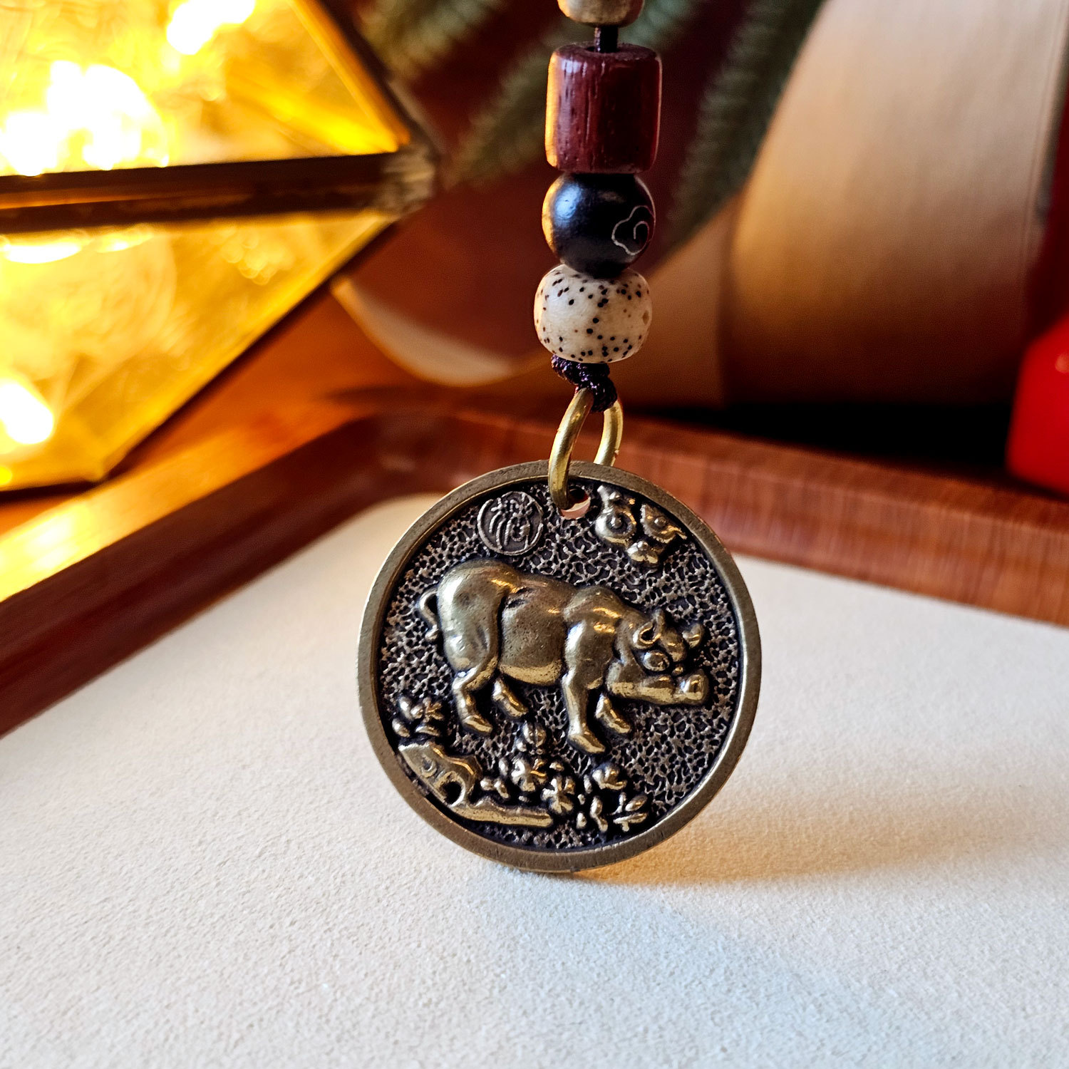 20 Jan - Zodiac Copper Keychain