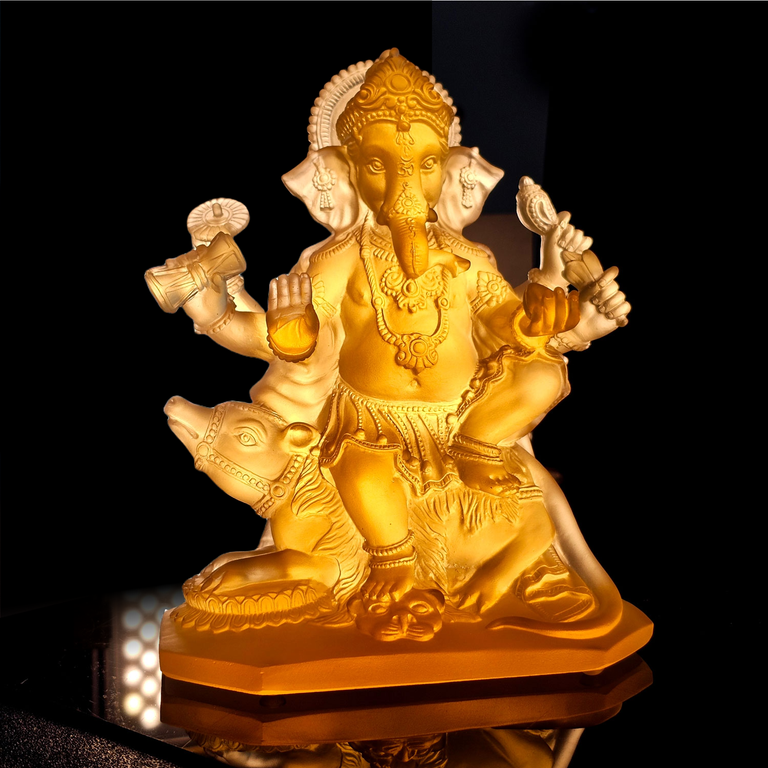 Yellow Liu Li Ganesha