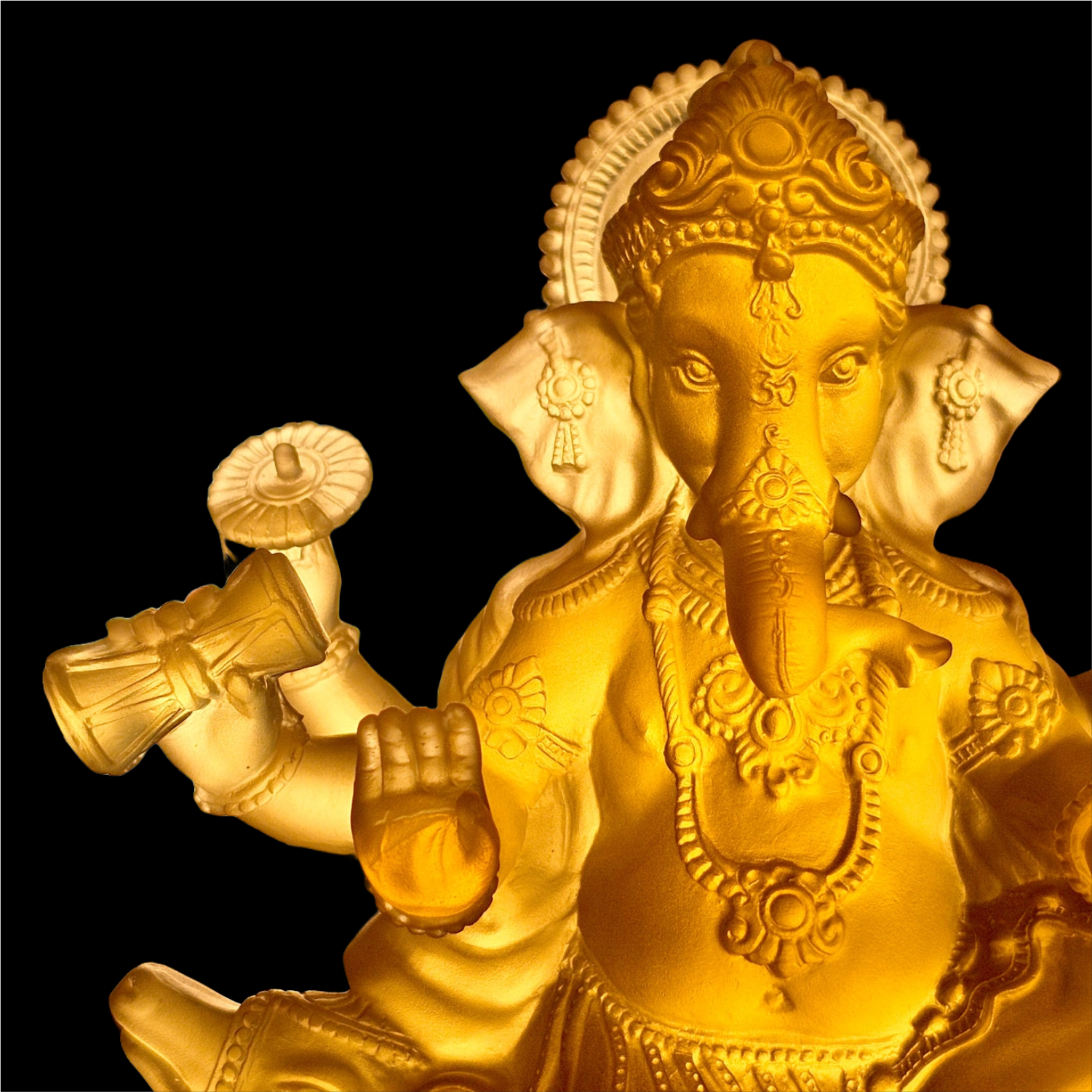 Yellow Liu Li Ganesha