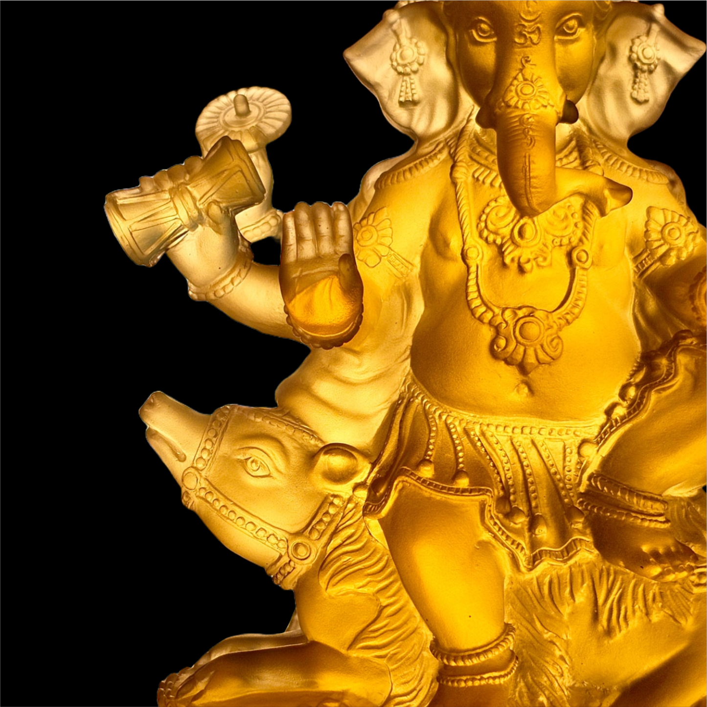 Yellow Liu Li Ganesha