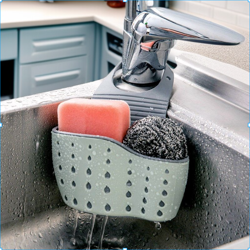 可調式按扣式水槽瀝水掛袋