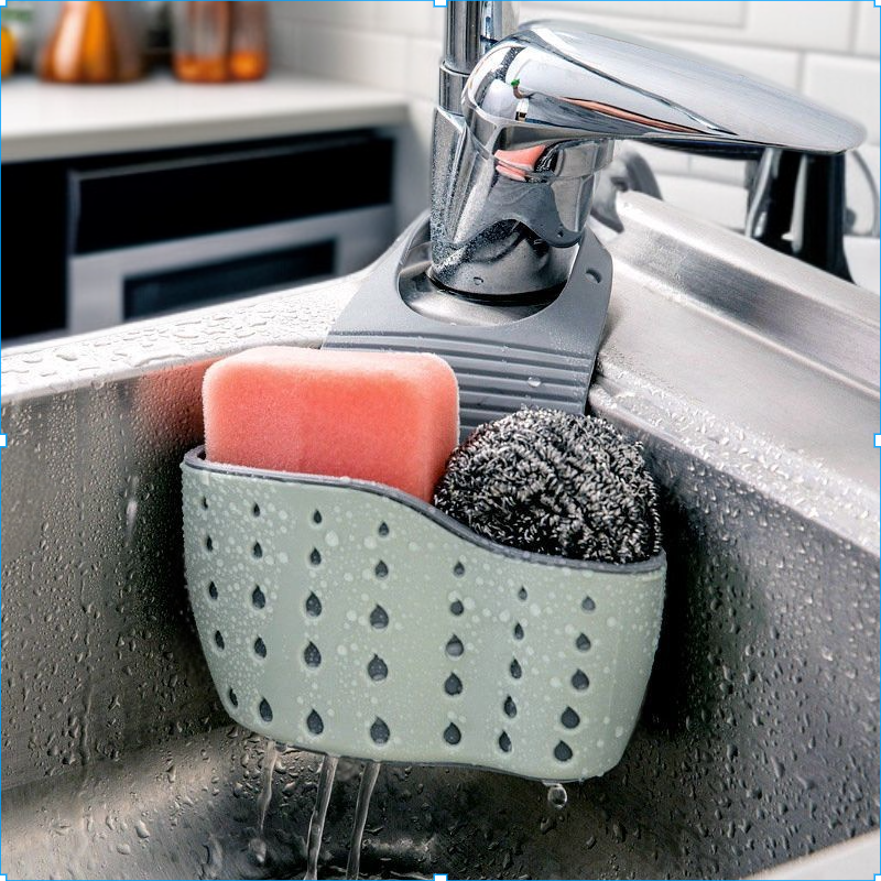 可調式按扣式水槽瀝水掛袋