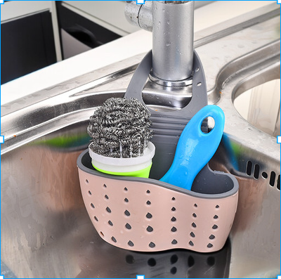 可調式按扣式水槽瀝水掛袋