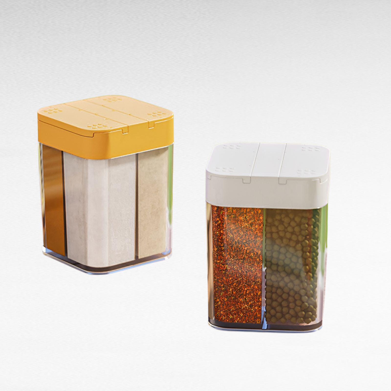 防潮四格一體調味罐子