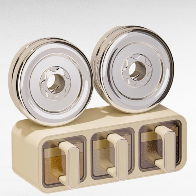 壁掛廚房鹽味精調料盒