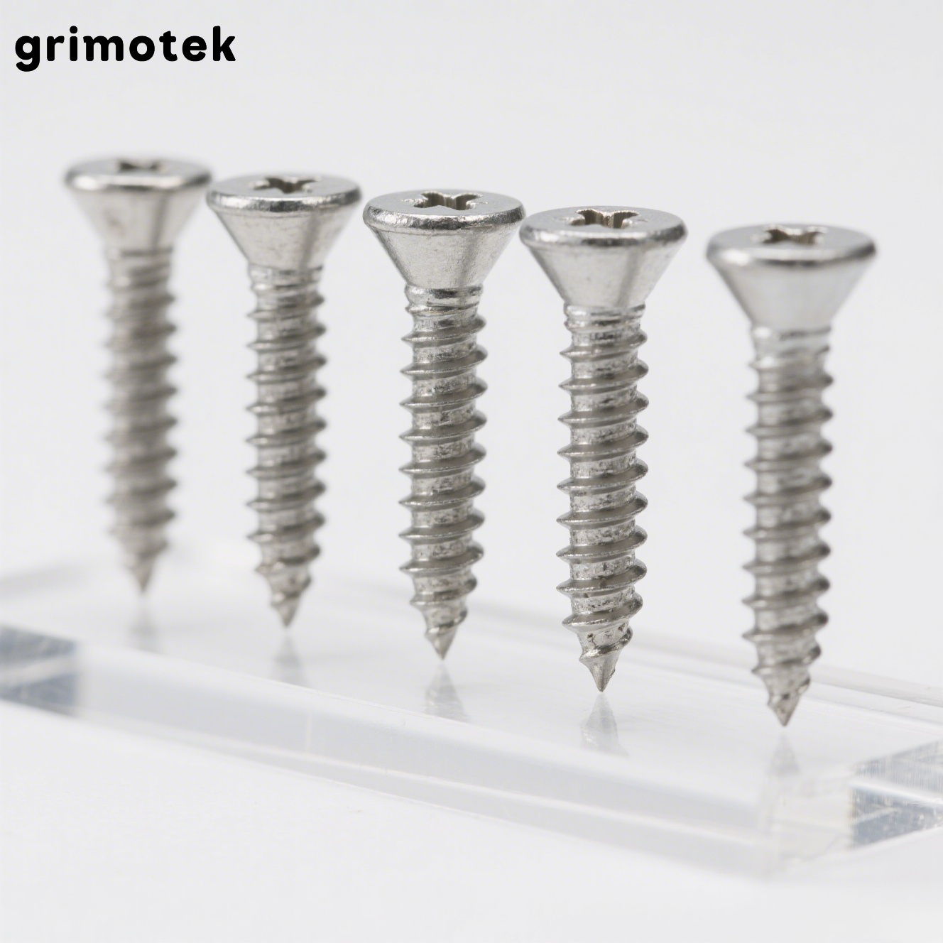 สกรูงานไม้ สกรูเกลียวปล่อย (200 ตัว)